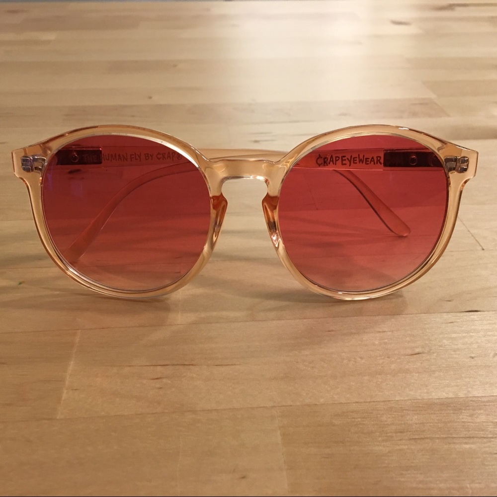CRAP Eyewear - Translucent Pink Sunglasses